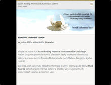Tablet Screenshot of islam-ahlulbayt.cz